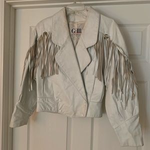 Fringed Leather Jacket